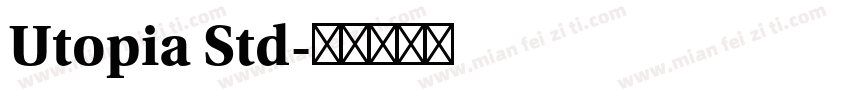 Utopia Std字体转换